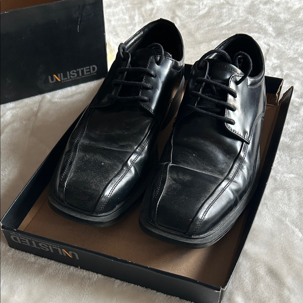 Unlisted Men's Classic Black Oxfords